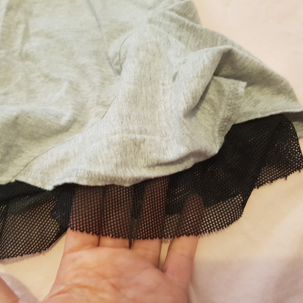 DKNY Blouse w/ black tule under for Girls